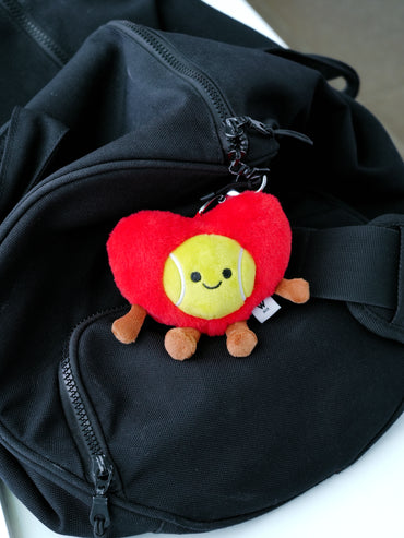 W-ACE Tennis Heart Plush Charm