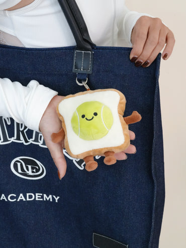 W-ACE Tennis Toast Plush Charm