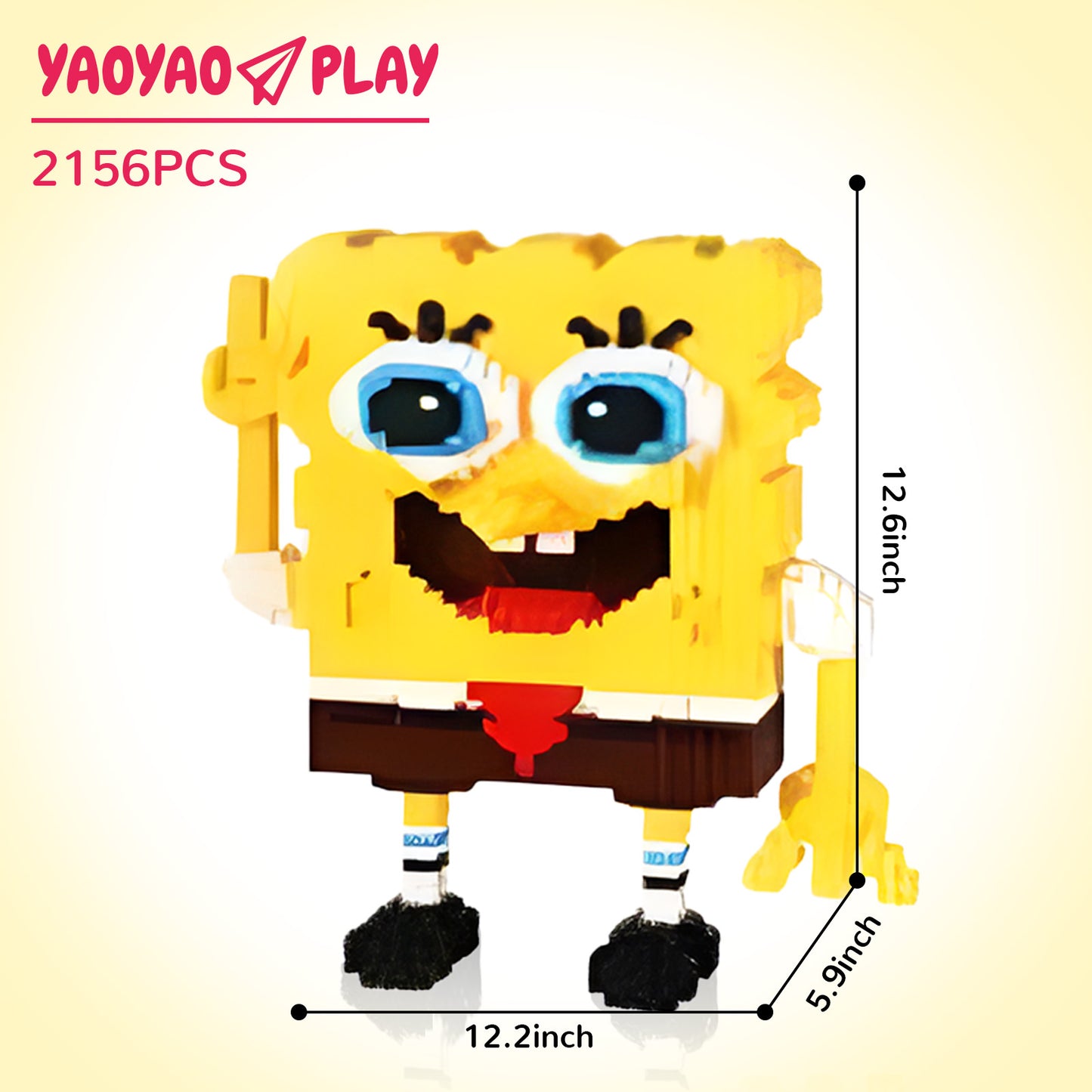 YaoYaoPlay SpongeBob Mini Building Block Set