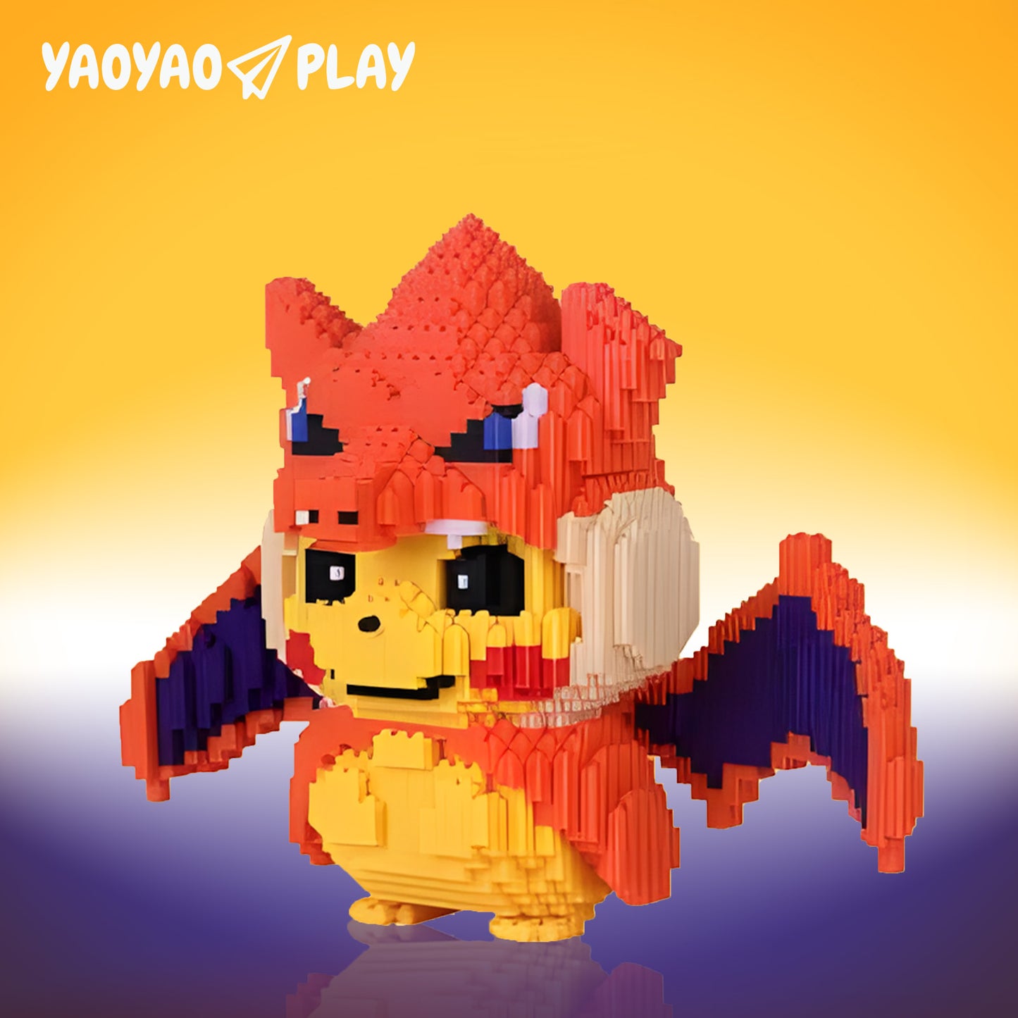 YaoYaoPlay Pikachu Charizard Cosplay Mini Building Block Set