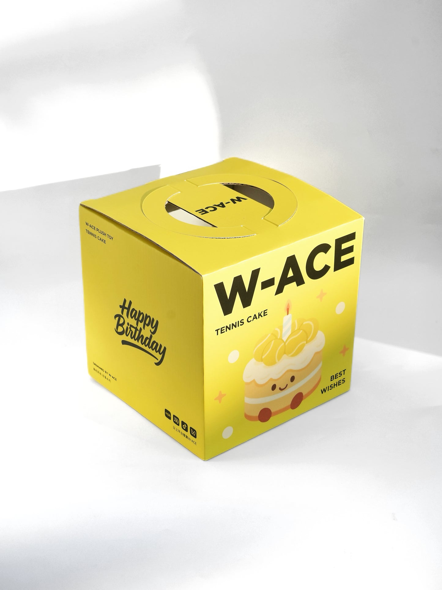 W-ACE Tennis Cake Plush Birthday Gift Box Set
