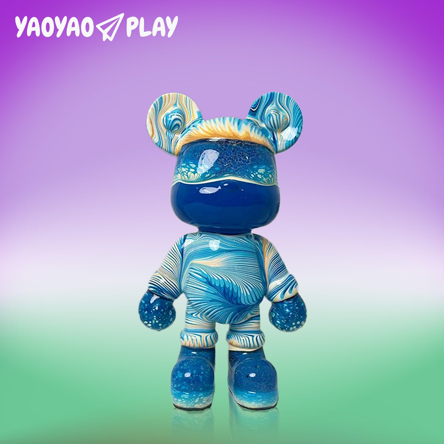 YaoYaoPlay Beach Fluid Bear - Cute Home Decor and Creative DIY Craft