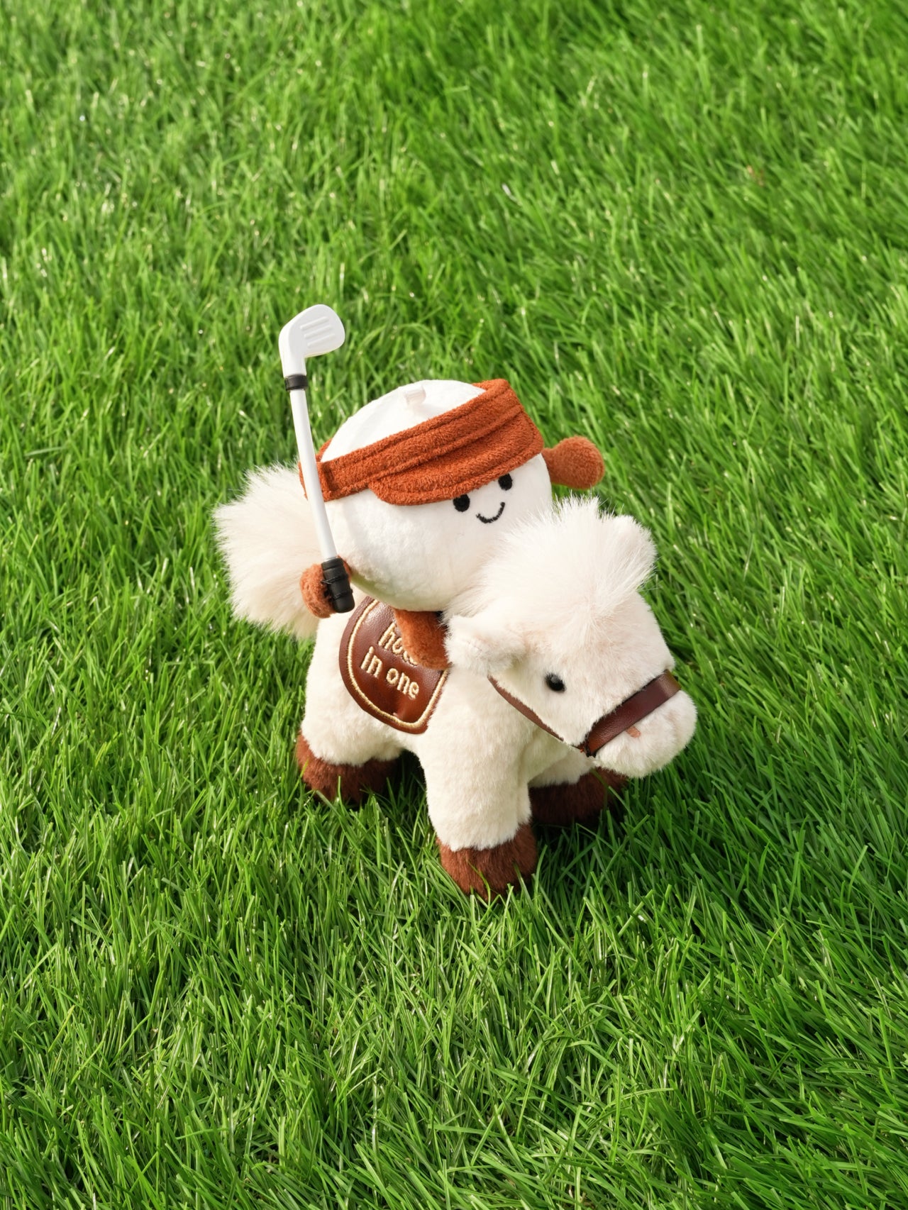 W-ACE Hole In One Golf Pony Plush Charm