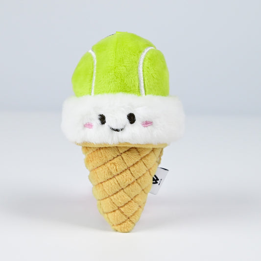 W-ACE Tennis Ice Cream Cone Plush Charm - Green
