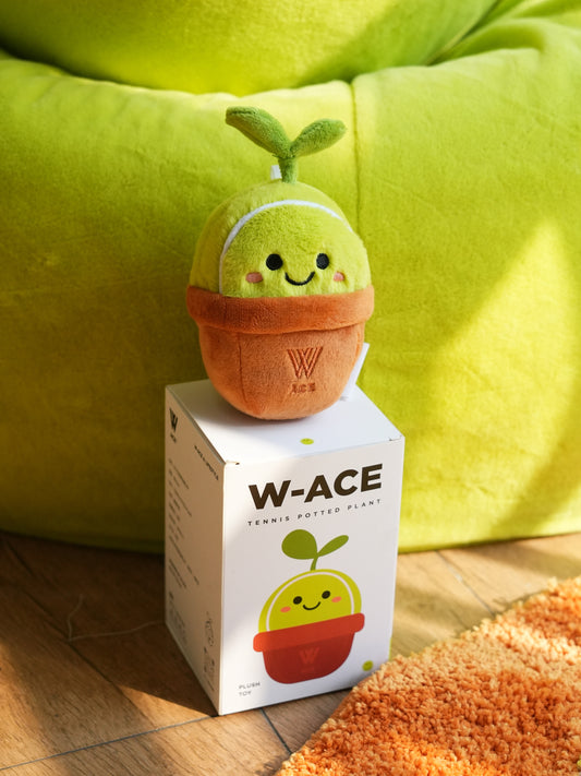 W-ACE Tennis Potted Plant Plush Charm