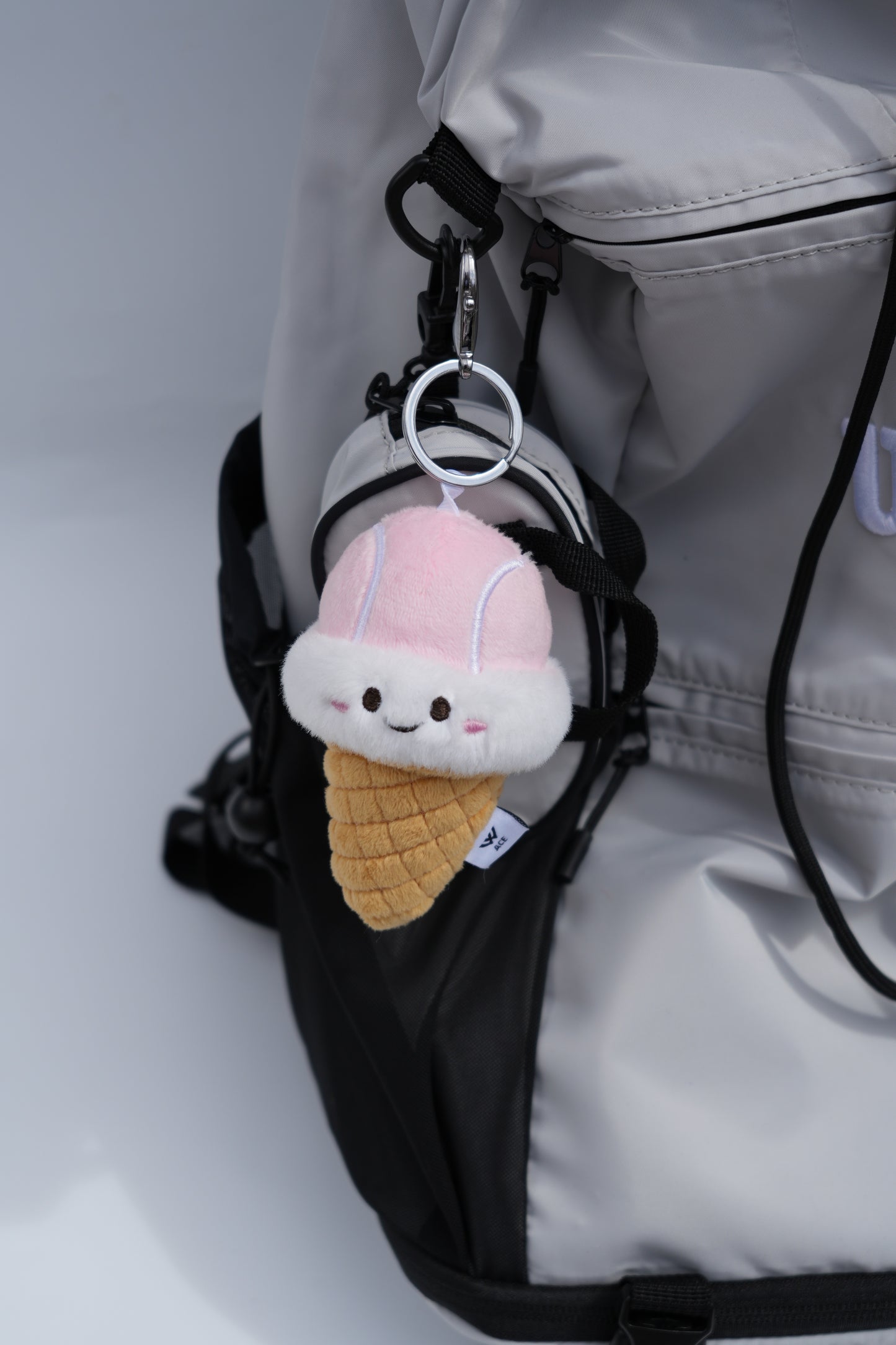 W-ACE Tennis Ice Cream Cone Plush Charm