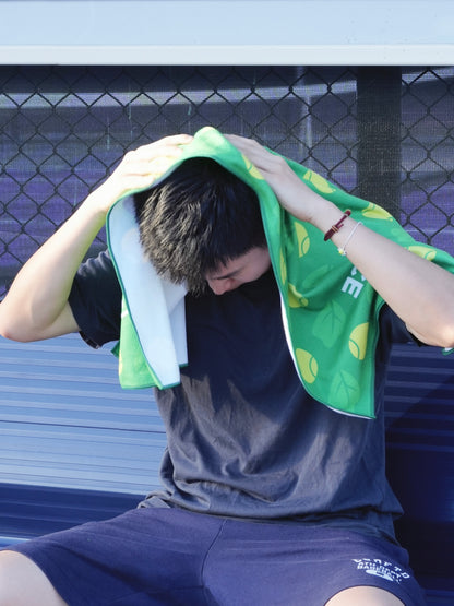 W-ACE Tennis Pattern Sports Towel