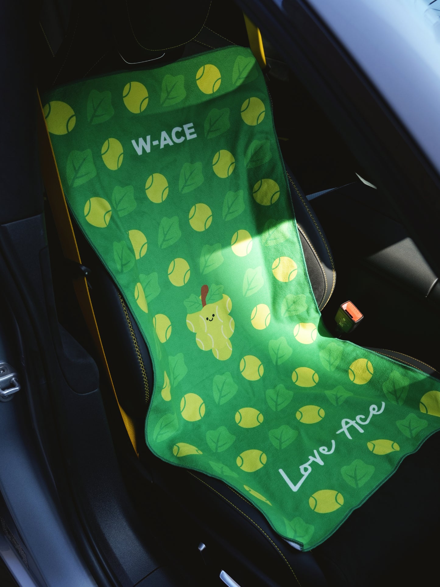 W-ACE Tennis Pattern Sports Towel