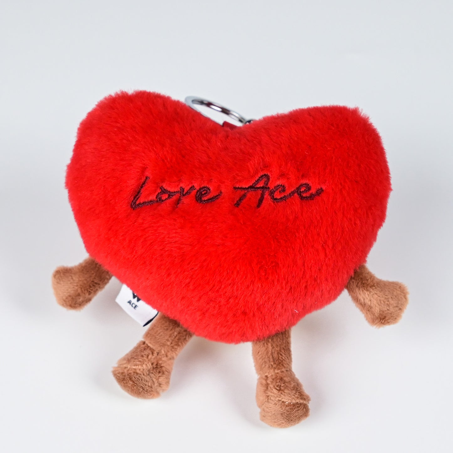 W-ACE Love Tennis Heart Plush Charm