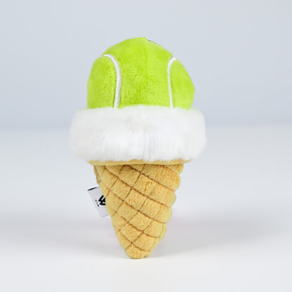 W-ACE Tennis Ice Cream Cone Plush Charm - Green