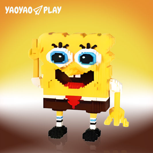 YaoYaoPlay SpongeBob Mini Building Block Set