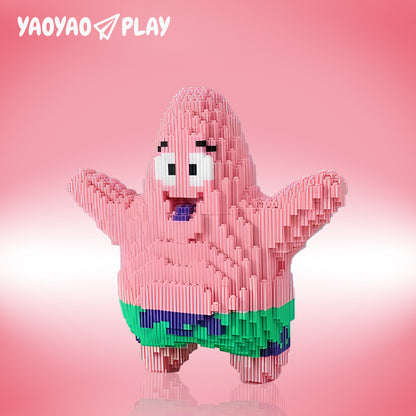 YaoYaoPlay Patrick Star Mini Building Block Set