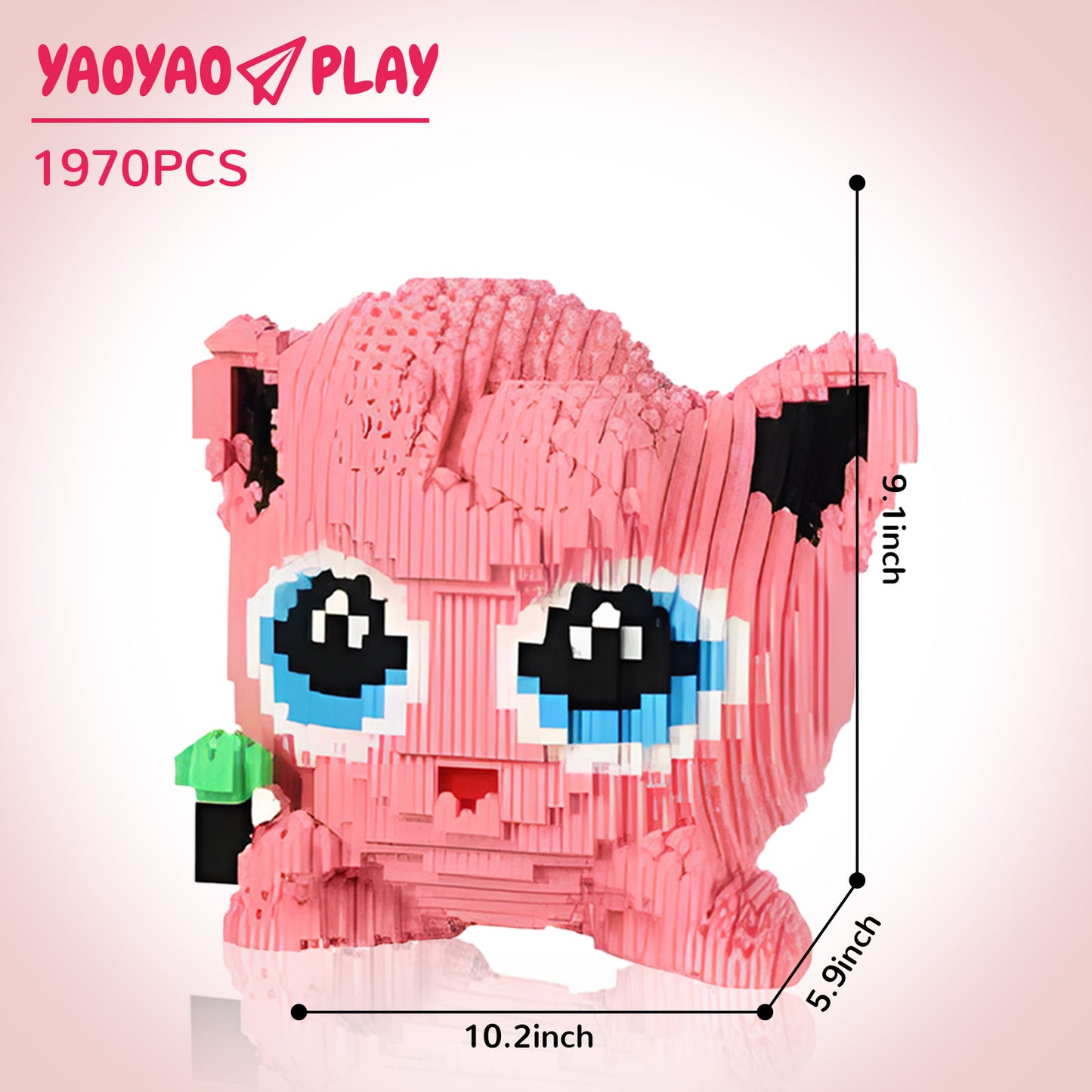 YaoYaoPlay Jigglypuff Mini Building Block Set