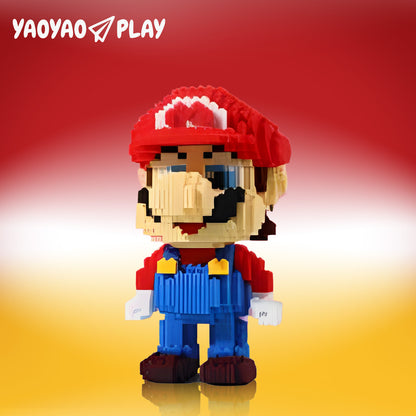YaoYaoPlay Red Yoshi Upgrade Mini Building Block Set