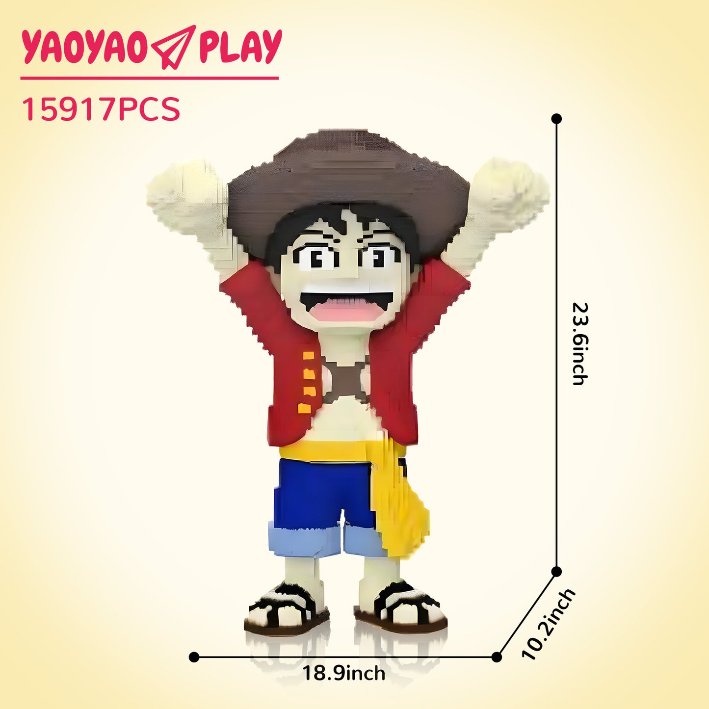 YaoYaoPlay Pirate Captain Hero Building Block Set
