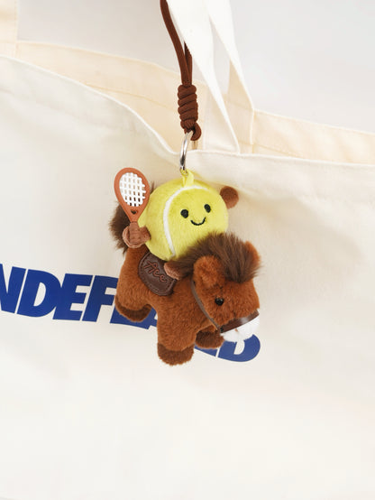 W-ACE Tennis Pony Plush Bag Charm