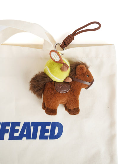 W-ACE Tennis Pony Plush Bag Charm