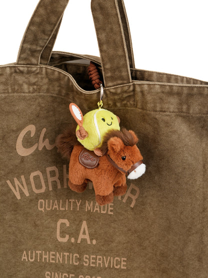 W-ACE Tennis Pony Plush Bag Charm