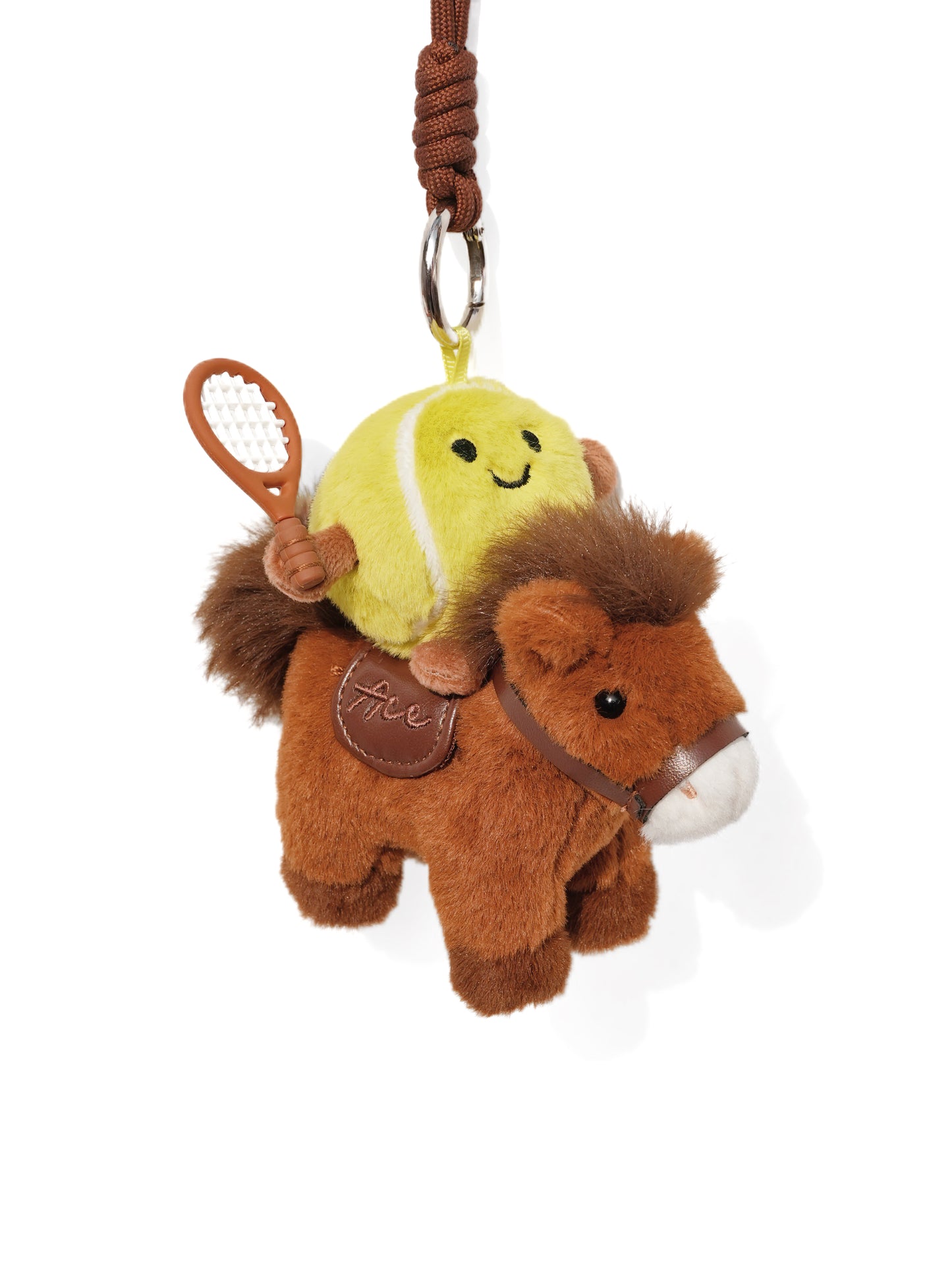 W-ACE Tennis Pony Plush Bag Charm