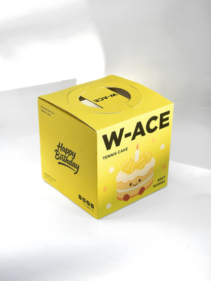 W-ACE Tennis Cake Plush Birthday Gift Box Set