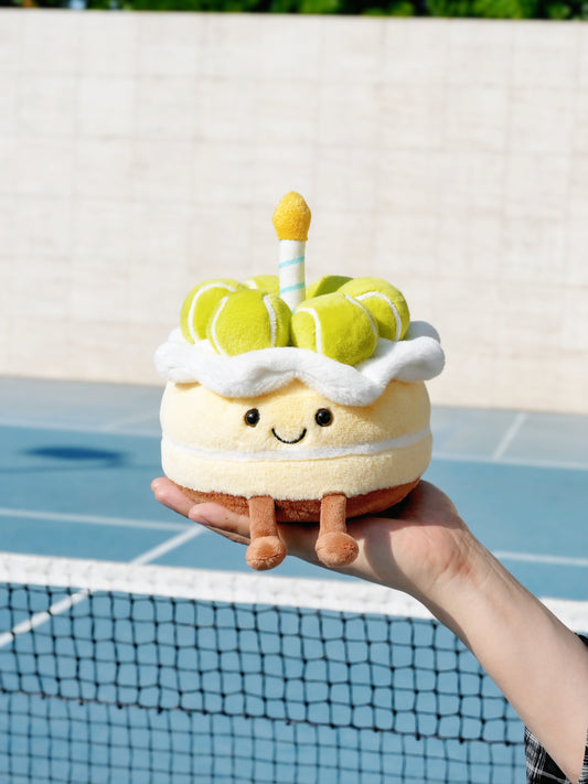 W-ACE Tennis Cake Plush Birthday Gift Box Set
