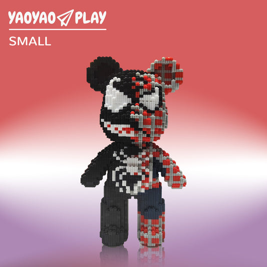 YaoYaoPlay Spider Medium Bear Building Block Set