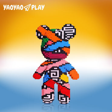 YaoYaoPlay Hubo Seal Medium Bear Plastic Building Blocks
