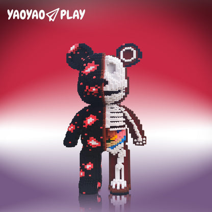 YaoYaoPlay Large Party Bear Building Block Set