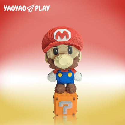 YaoYaoPlay Giant Mario Question Block Building Block Set