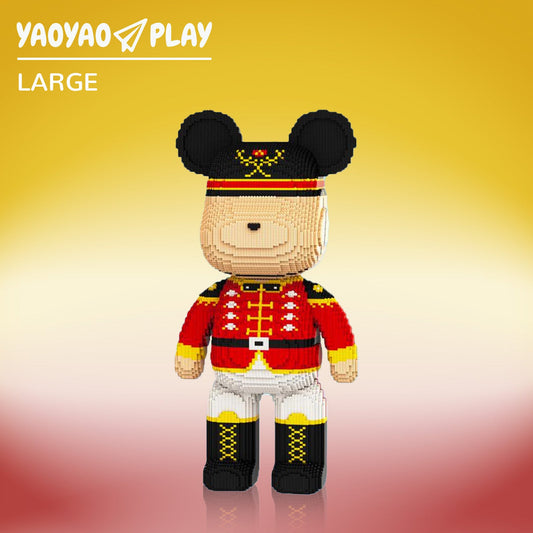 YaoYaoPlay British Guard Big Bear Building Blocks