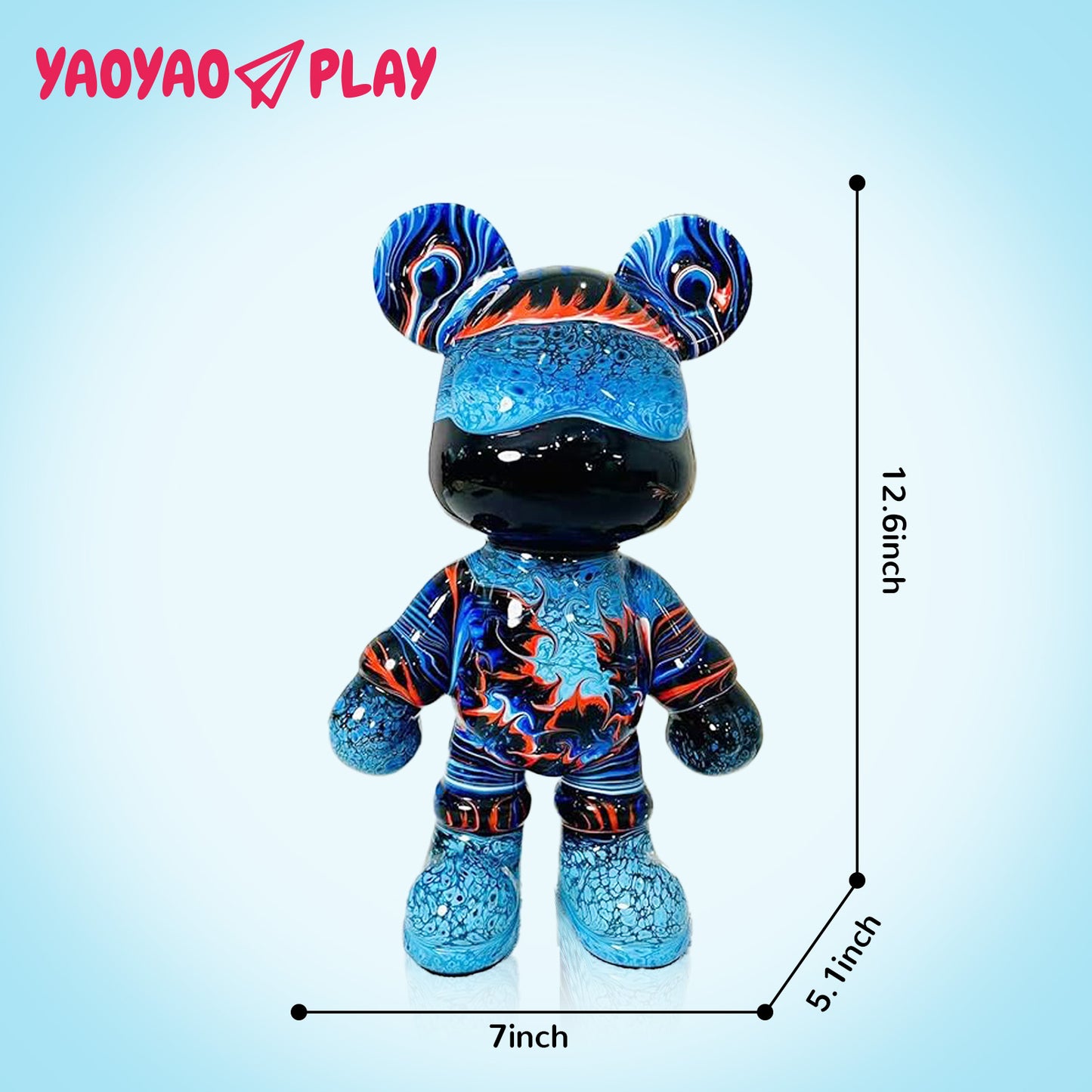 YaoYaoPlay Hoshino Fluid Bear - Cute Home Decor and Creative DIY Craft