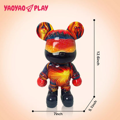 YaoYaoPlay Flame Fluid Bear - Cute Home Decor and Creative DIY Craft