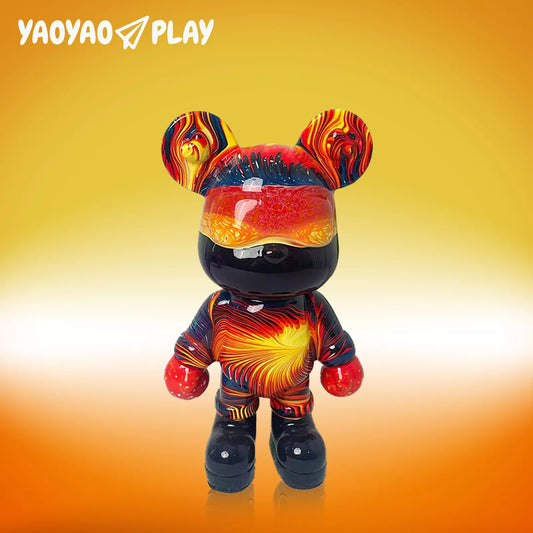 YaoYaoPlay Flame Fluid Bear - Cute Home Decor and Creative DIY Craft