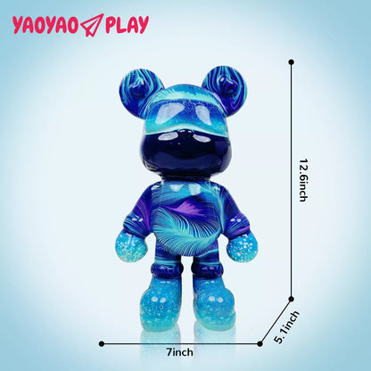 YaoYaoPlay Aurora Fluid Bear - Cute Home Decor and Creative DIY Craft