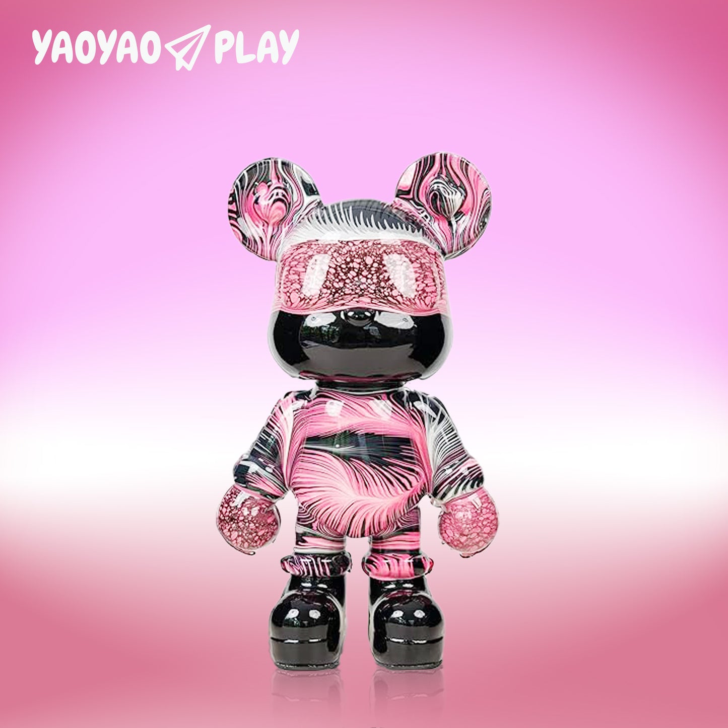 YaoYaoPlay Kuromi Fluid Bear - Cute Home Decor and Creative DIY Craft