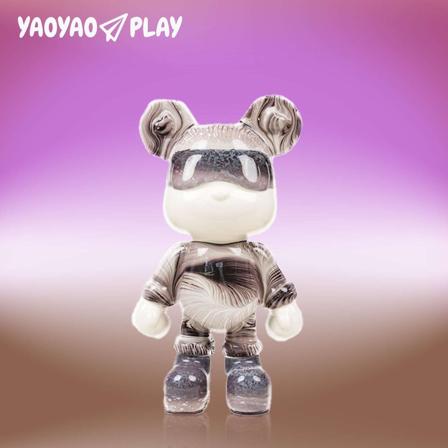 YaoYaoPlay MoTuo Fluid Bear - Cute Home Decor and Creative DIY Craft