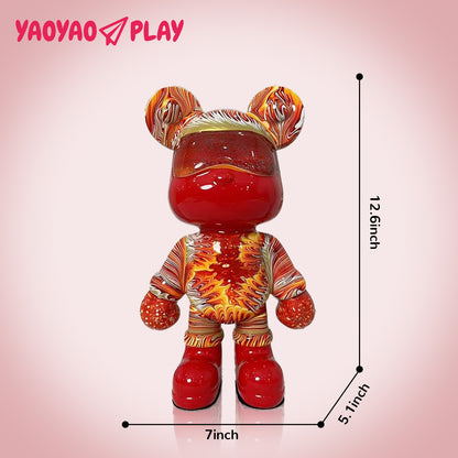 YaoYaoPlay Phoenix in Flight Fluid Bear - Cute Home Decor and Creative DIY Craft