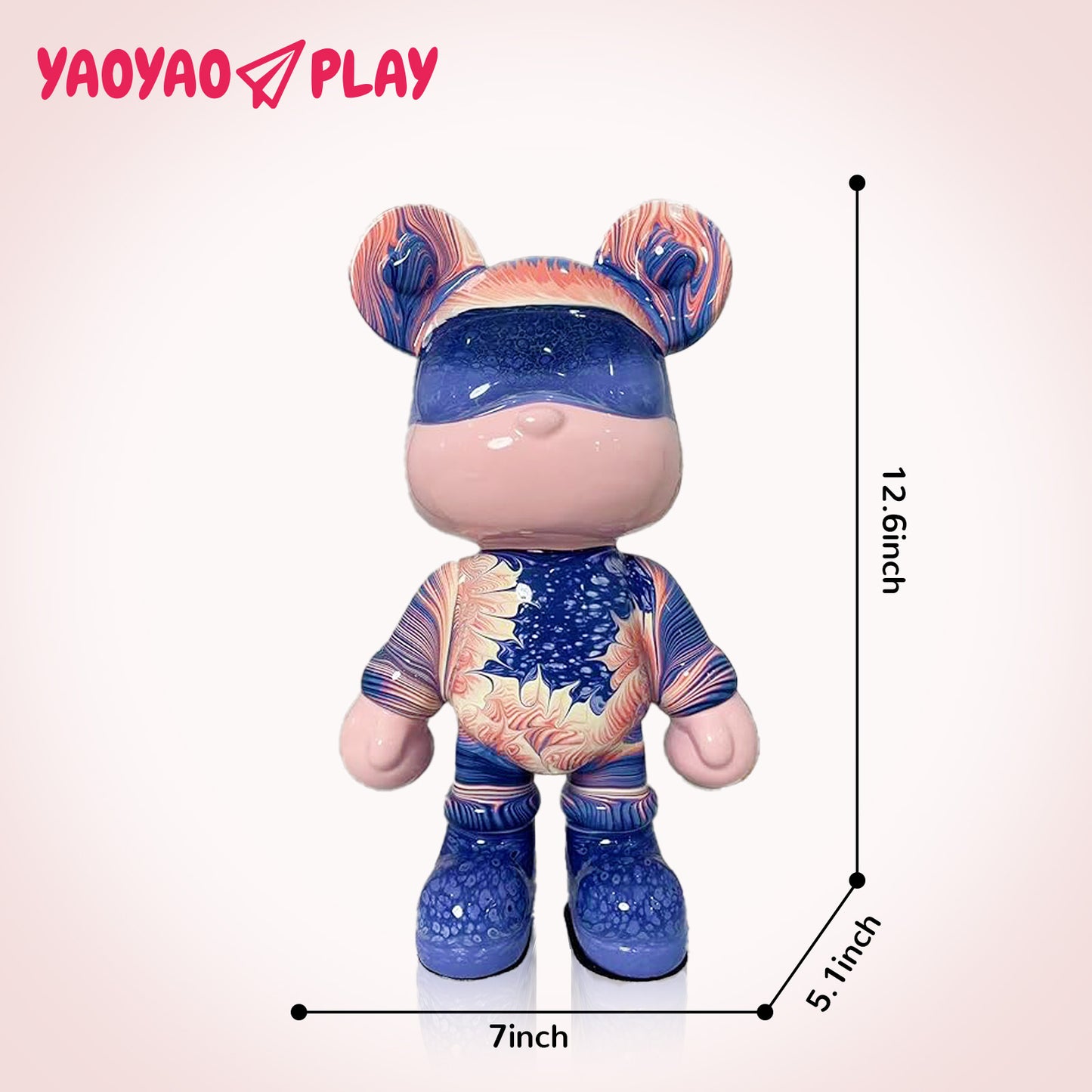 YaoYaoPlay Mist Fluid Bear - Cute Home Decor and Creative DIY Craft